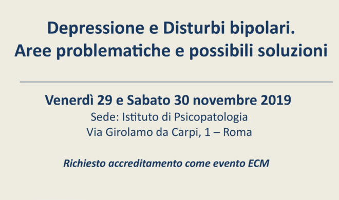 XI Corso di Aggiornamento ECM dell’Istituto di Psicopatologia